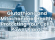 glutathione and mitochondrial health being studied in a lab