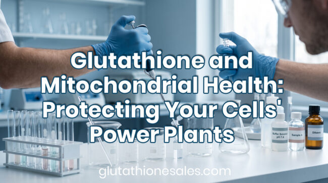 Glutathione-and-Mitochondrial-Health glutathione and mitochondrial health being studied in a lab